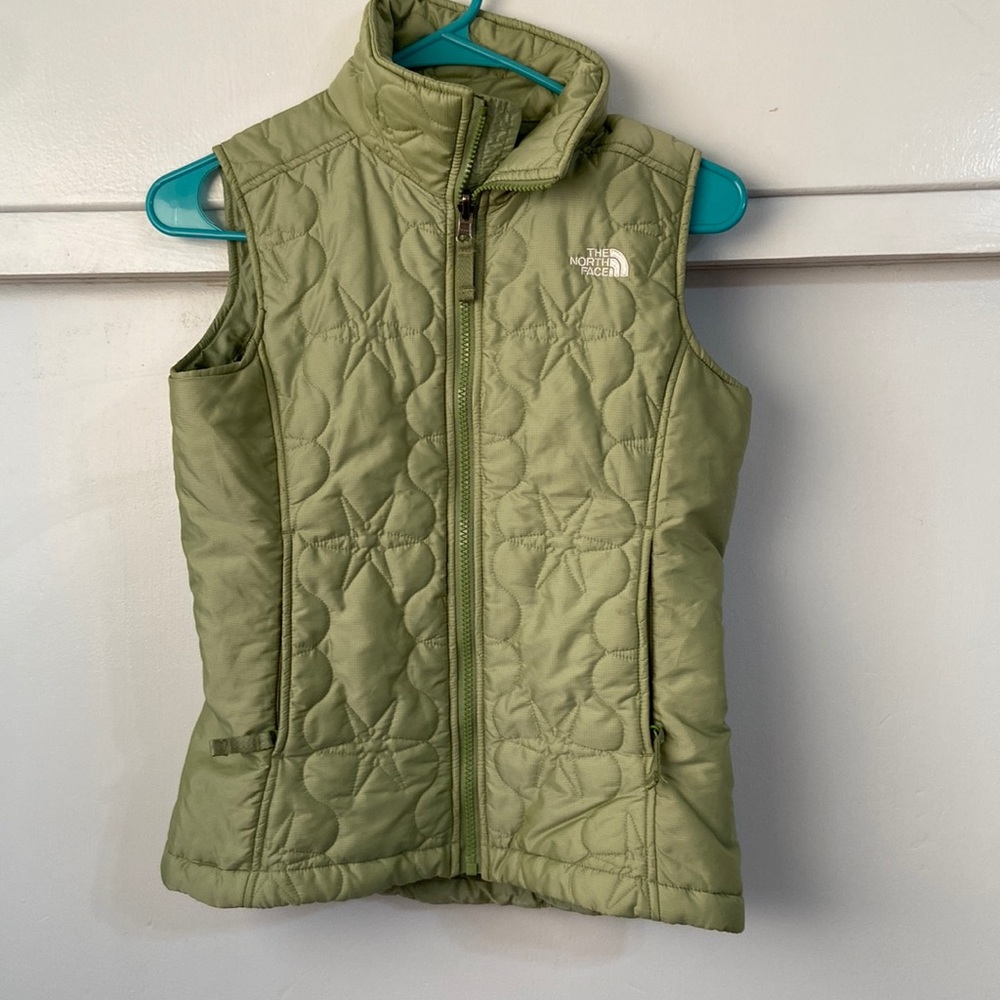 Green The North Face vest